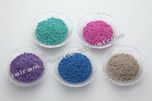Red Recycle Processed Granules