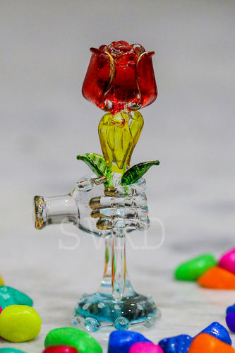 SVKD Glass Hand Flower