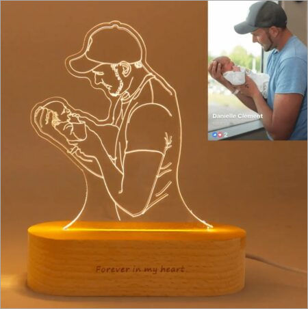 Customized Photo Art Acrylic Lamp