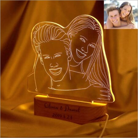 Personalized Photo Art Acrylic Lamp Power Source: Electric