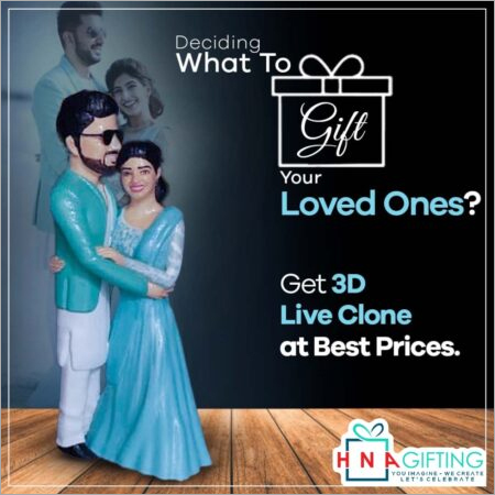 Customized Gift 3D Couple Miniature By HEDD N AGE TEHNICS