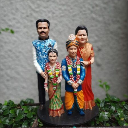 Personalized Gift 3d Full Family Miniature