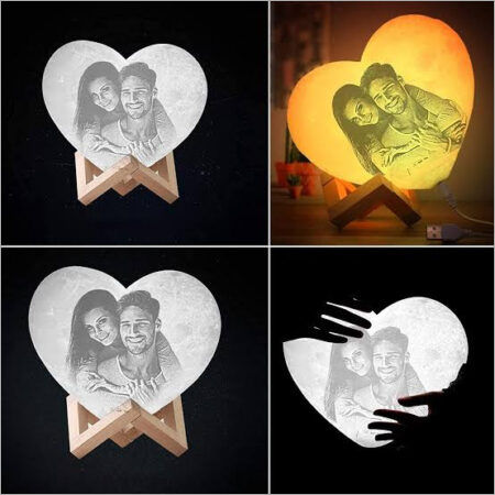 3D Photo Print Moon Lamp