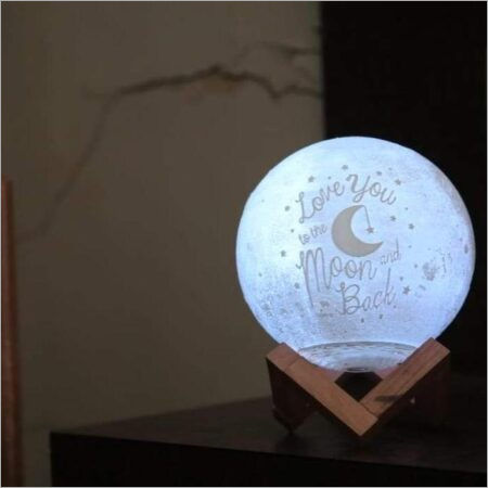 Personalized 3D Photo Print Moon Lamp