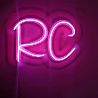 Neon Alphabetical Initial Wall Decor Led Light