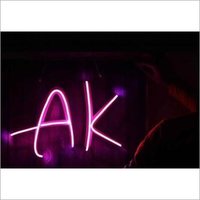 Neon Alphabetical Initial Wall Decor Led Light
