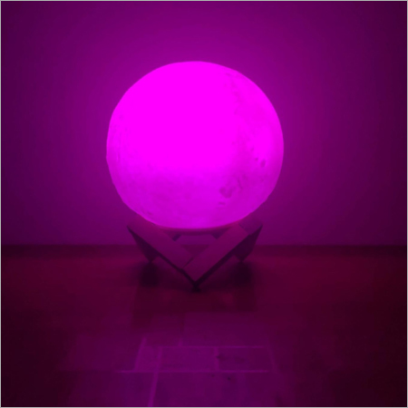 Neon 3D Print Moon Lamp