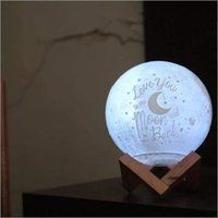 Personalized 3D Photo Print Moon Lamp