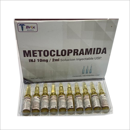 10 Mg Metoclopramida Injection By BRIX BIOPHARMA PVT LTD