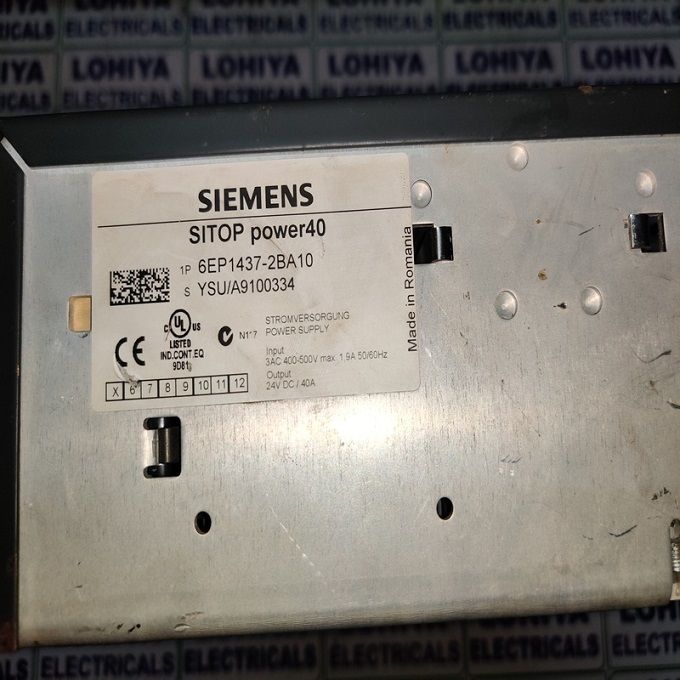 SIEMENS 6EP1437-2BA10 POWER SUPPLY