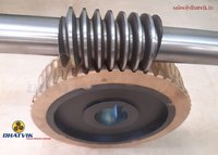 Worm Wheel And Worm Shaft - Color: Black