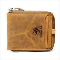 Mens Tan Bi-Fold Stylish  Leather Wallet