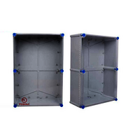 Ip67 Abs Encloures 560x380x180 - Color: Grey