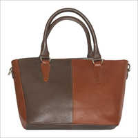 Ladies Simple Leather Handbag