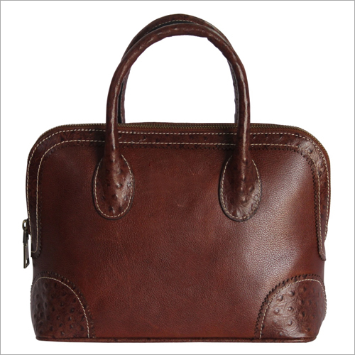 Brown Leather Laptop Handbag