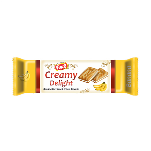 Mini Banana Cream Biscuits