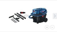 Bosch Wet-dry Vacuum Cleaner - 1250w, 25l Container Volume | Patented Filter Cleaning Technology, H13 Hepa, 99.95% Dust Capture, 4-wheel Mobility