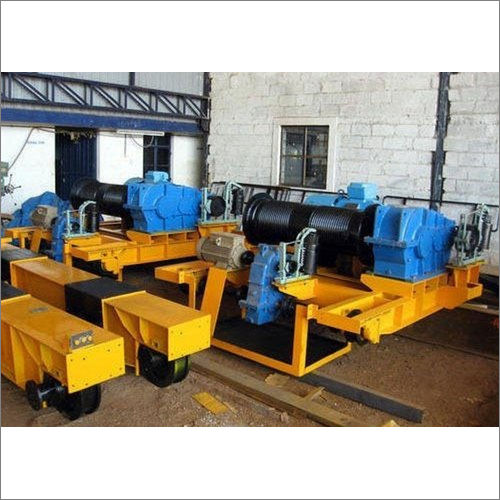 Semi Automatic Crab Trolley Double Girder Eot Crane