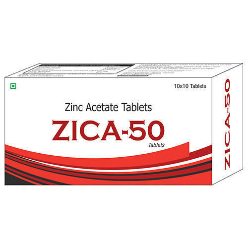 Zinc Acetate Tablets (Zica-50) Recommended For: As Directed By Physician