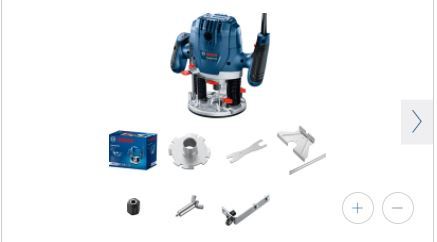 Bosch Router Gof 130 Application: Wood And Metal