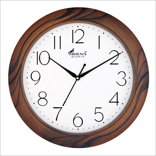 Brown Round Wall Clock