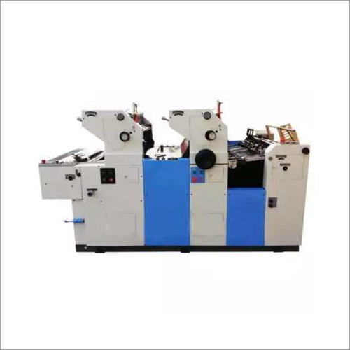 Semi Automatic Double Colour Offset Printing Machine