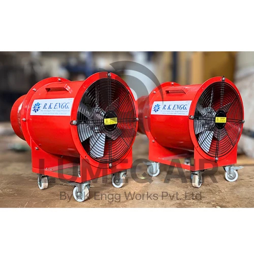 Portable Ventilation Fan - Blade Material: Aluminum