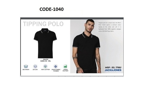 JACK And JONES  T - SHIRT WITH TIPPING