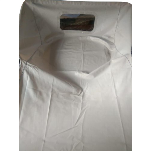 TVS King White Rexine Hood