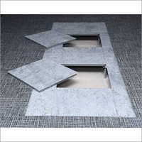 Bare Panel Raised Flooring - Custom Size Options , Elegant White Finish With Versatile Bare Panel Design