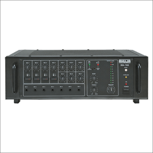 Black Ssa-7000 Ahuja Power Amplifier
