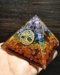 Seven chakra orgonite Pyramid