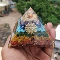 Seven chakra orgonite Pyramid