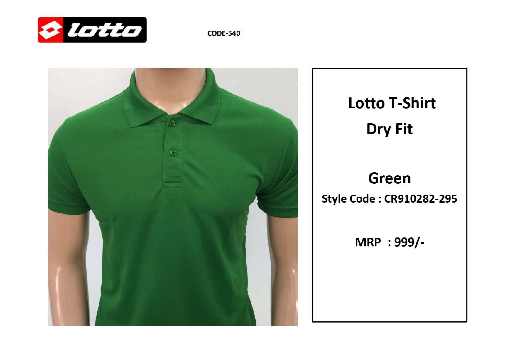 LOTTO DRYFIT  T - SHIRT