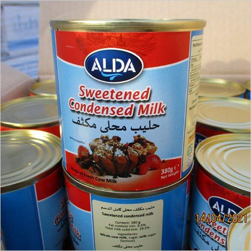 Milkmaid Sweetened Condensed Milk with No Artificial Preservatives, Tin,  380g : : Grocery & Gourmet Foods