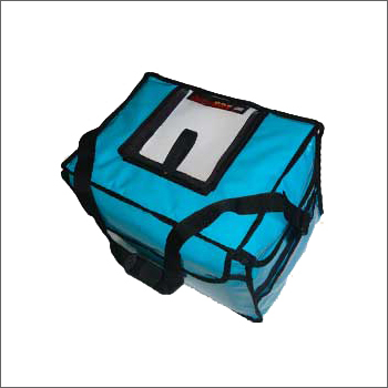 Sky Blue Tetron Food Delivery Bags