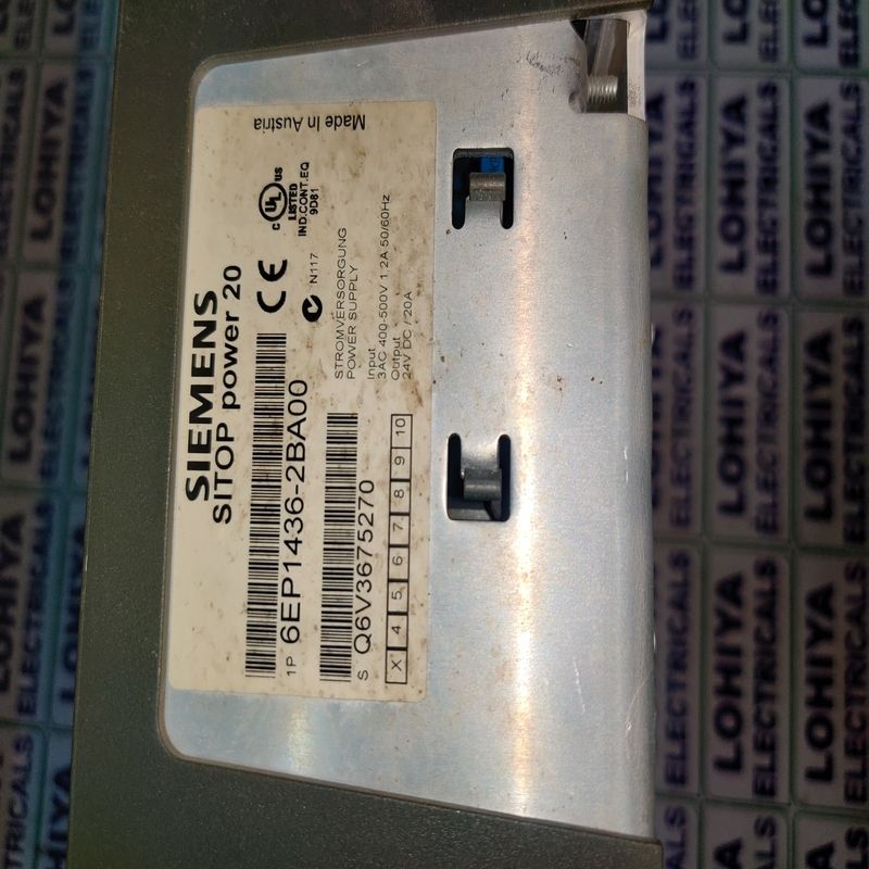 SIEMENS 6EP1436-2BA00 POWER SUPPLY