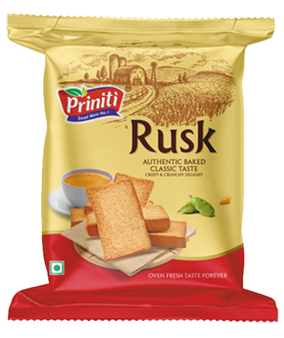 Rusk Crunchy Tea Time Snack By PRINITI FOODS PVT. LTD.