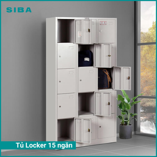 Factory Direct Sale 15 Door Small Compartment Steel Locker Clothes Storage Locker By SYBA HIGH-TECH MECHANICAL GROUP JOINT STOCK COMPANY (VIET NAM)