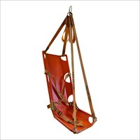 Chair Stretcher - Fiber, 195x55x90 Cm, Red | Load Capacity 80 Kg, Foldable Design With Locking System, Lightweight 5 Kg