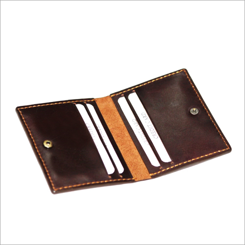 Brown Card Holder Leather Wallet