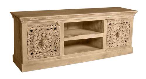 Handmade Carved Tv Cabinet