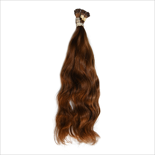 Dark Brown Keratin Color Tips Human Hair Extension