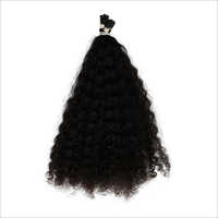 Natural Curly Human Hair - Color: Black