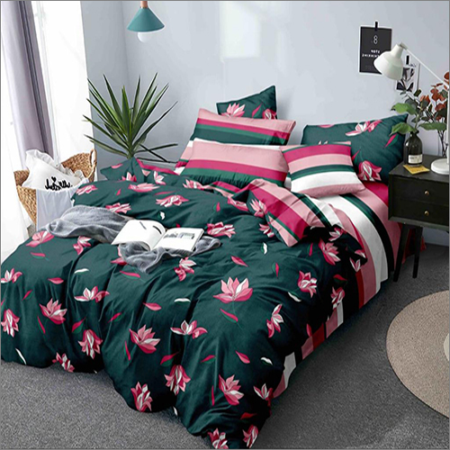 Floral Printed Double Bedding Set
