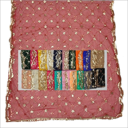 Available In Different Color Net Dupatta