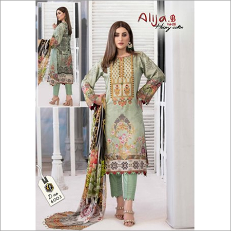 Gota Patti Suit Dress Material