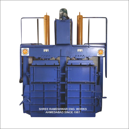 Double Chamber Double Cylinder Carboard Baling Machine