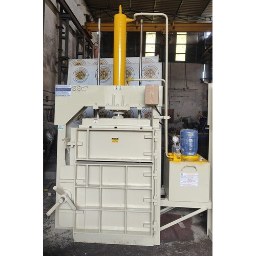 Plastic Film Baling Machine - Color: Blue/Yellow