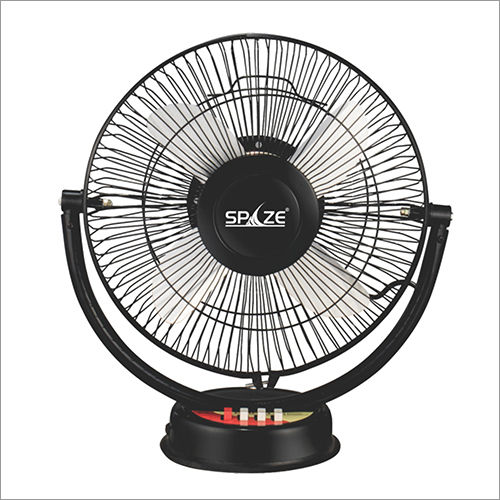 12 Inch AP Black Mini Table Fan